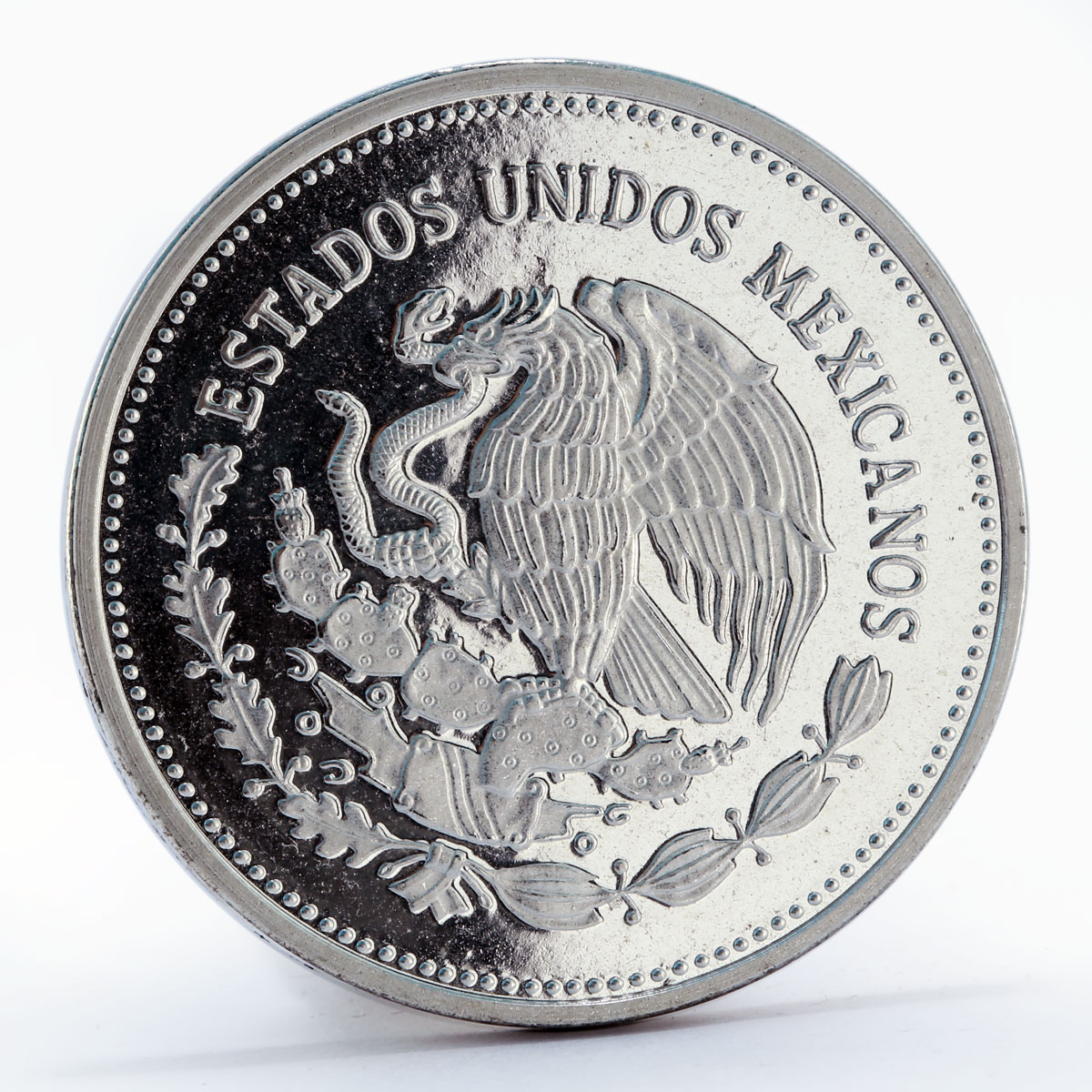 Mexico 500 pesos 75th Anniversary of 1910 Revolution proof silver coin 1985