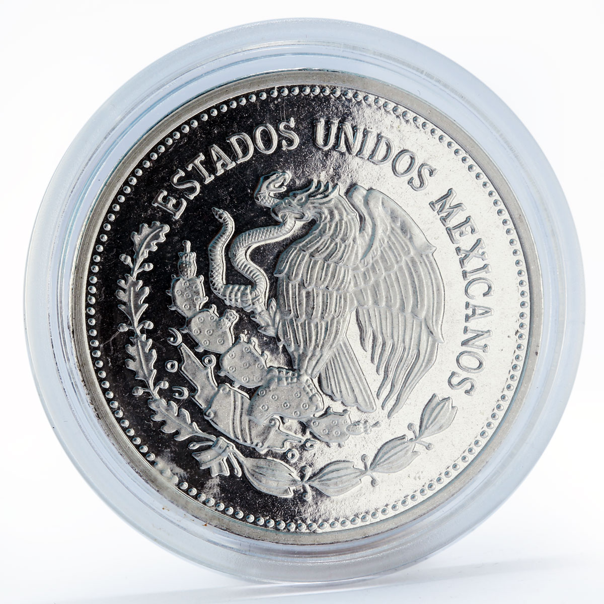 Mexico 500 pesos 75th Anniversary of 1910 Revolution proof silver coin 1985