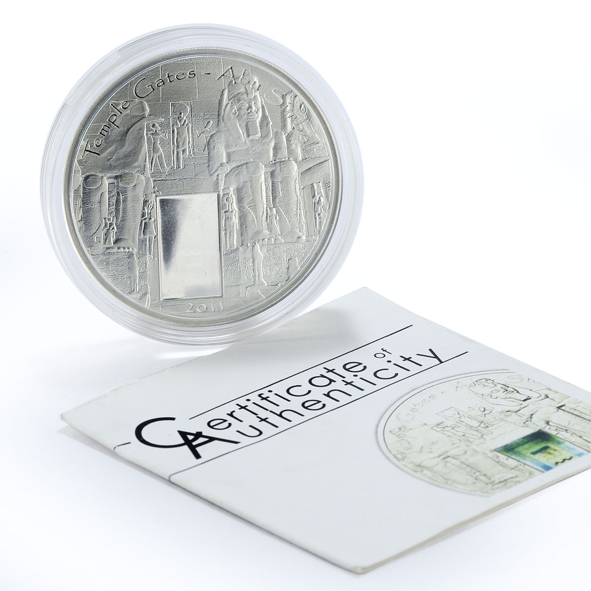 Palau 5 dollars Temple Gates Abu Simbel proof silver coin 2011