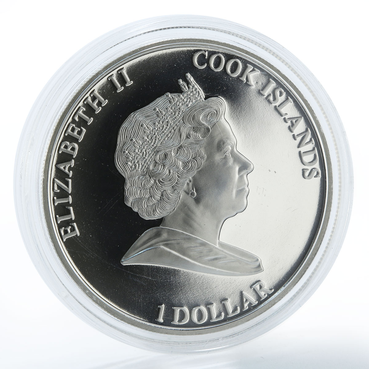 Cook Islands 1 dollar HMB Endeavour James Cook 1728-1779 silver Proof coin 2009