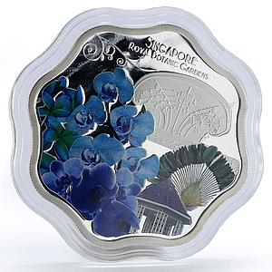 Tanzania 500 shillings Royal Botanic Gardens Singapore colored proof silver 2014