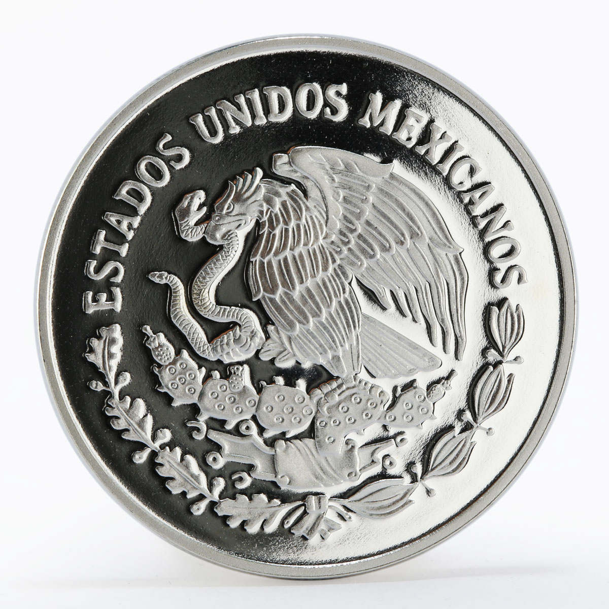 Mexico 5 pesos Naval training ship Cuauhtemoc proof silver coin 1999
