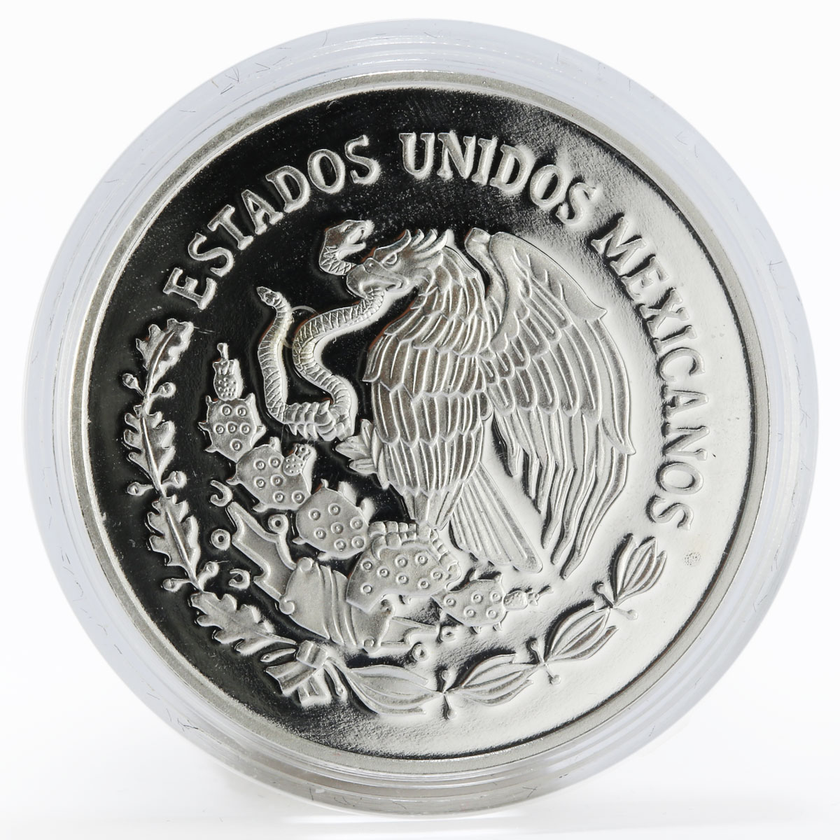Mexico 5 pesos Naval training ship Cuauhtemoc proof silver coin 1999