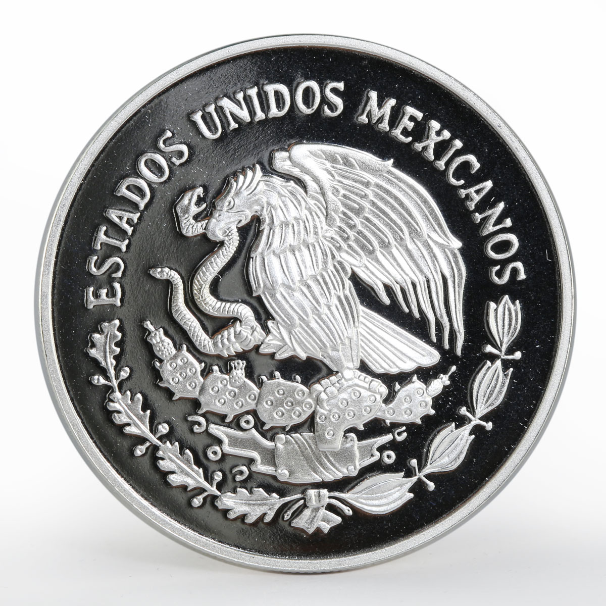 Mexico 5 pesos Naval training ship Cuauhtemoc proof silver coin 1999