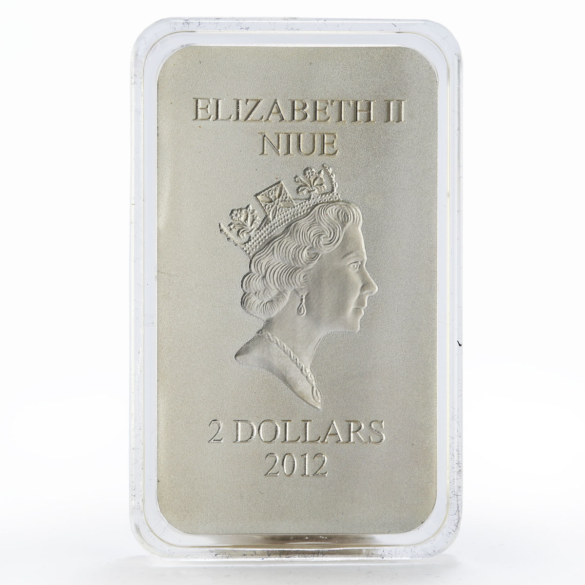 Niue 2 dollars Faith Hope Love and their mother Sofia rectangular coin 2012