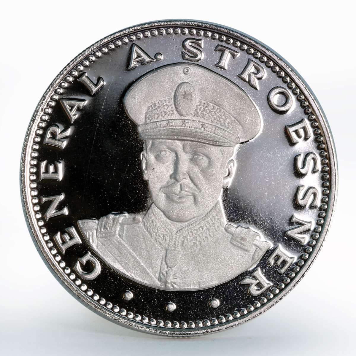 Paraguay 150 guaranies General Alfredo Stroessner silver coin 1972