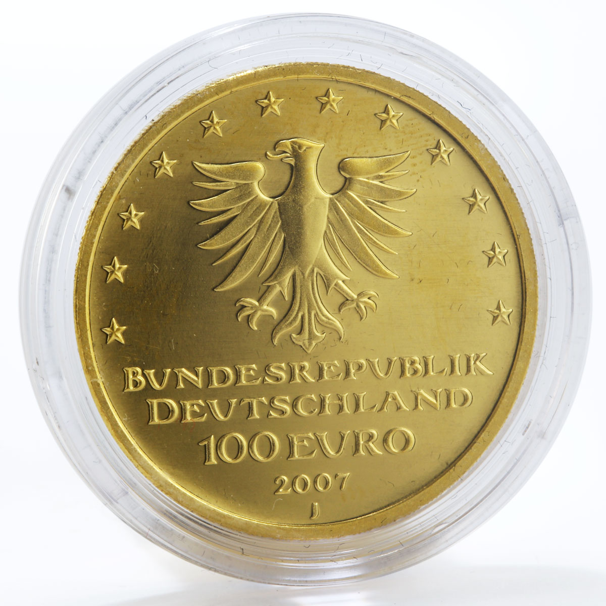 Germany 100 euro Hansestadt Lubeck UNESCO World Heritage City gold coin 2007