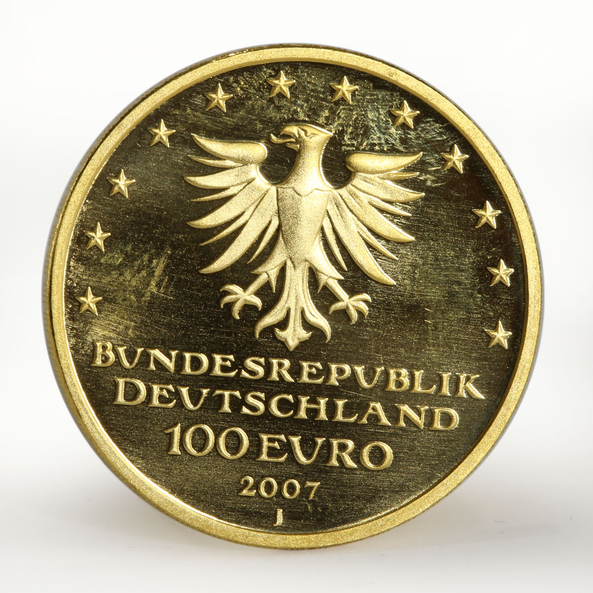 Germany 100 euro Hansestadt Lubeck UNESCO World Heritage City gold coin 2007