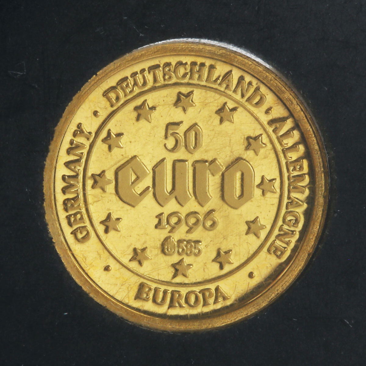 Germany 50 euro Carolus Magnus Karl I Great Personalities gold proof coin 1996