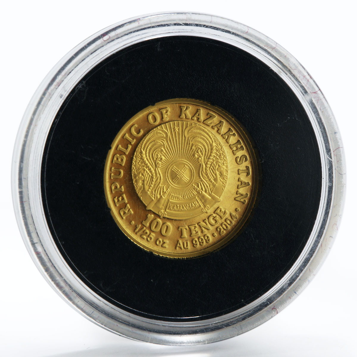 Kazakhstan 100 tenge King Kroisos Treasure Personalities gold coin 2004