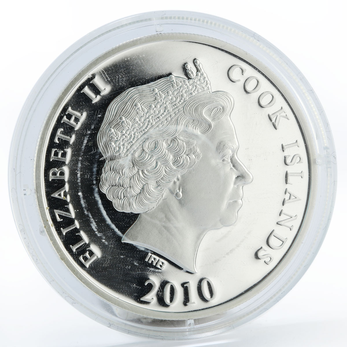 Cook Islands 10 dollars Railways California Zephyr proof silver coin 2010