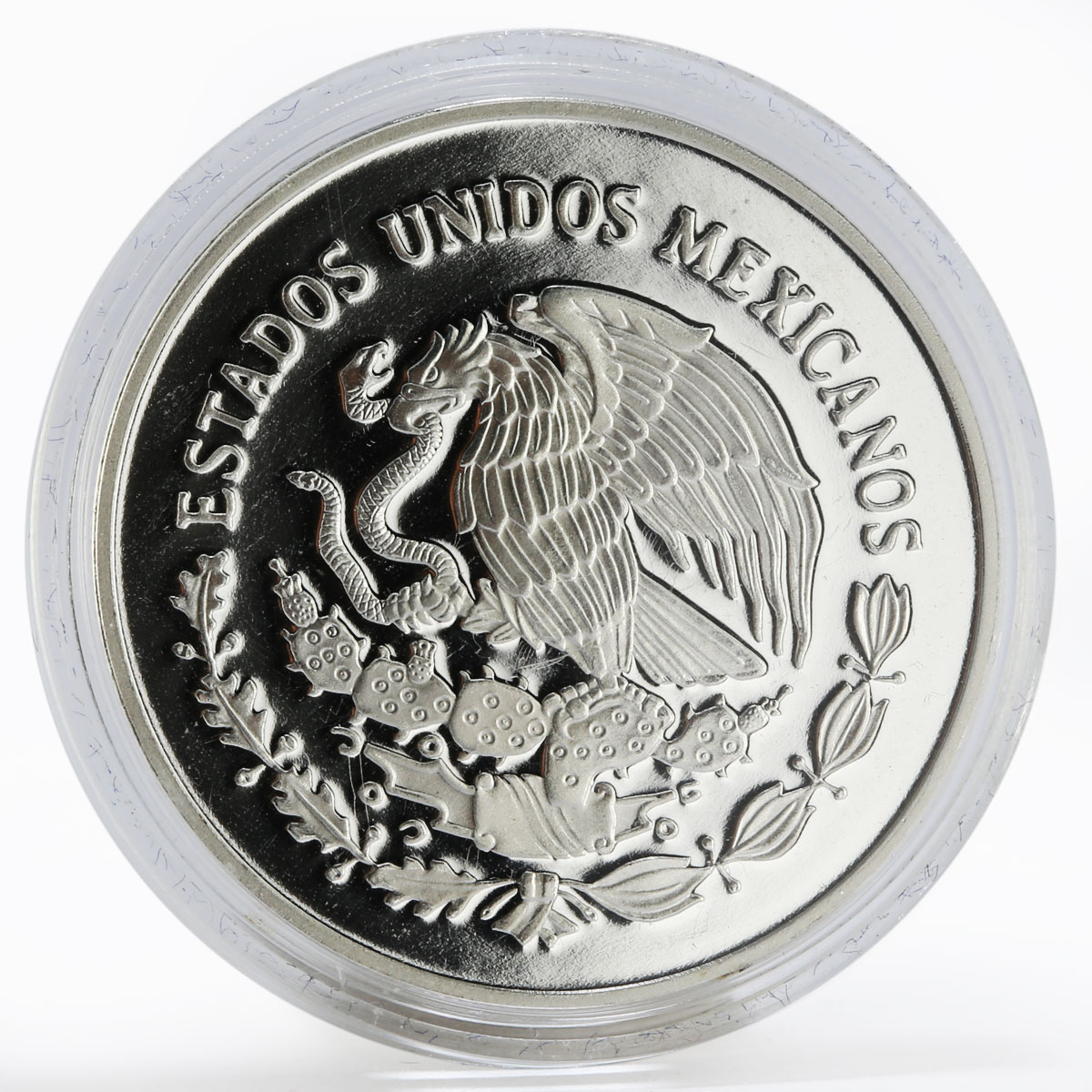 Mexico 5 pesos Naval training ship Cuauhtemoc proof silver coin 1999