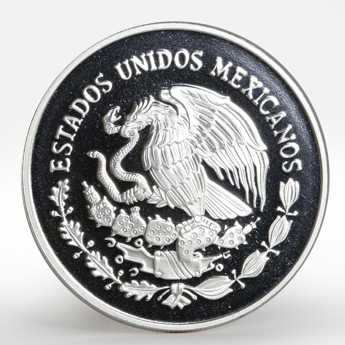 Mexico 5 pesos Naval training ship Cuauhtemoc proof silver coin 1999