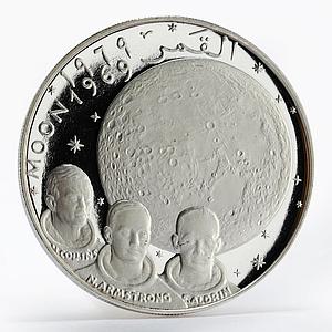 Fujairah 10 riyals Apollo XI Moon Landing Program proof silver coin 1969