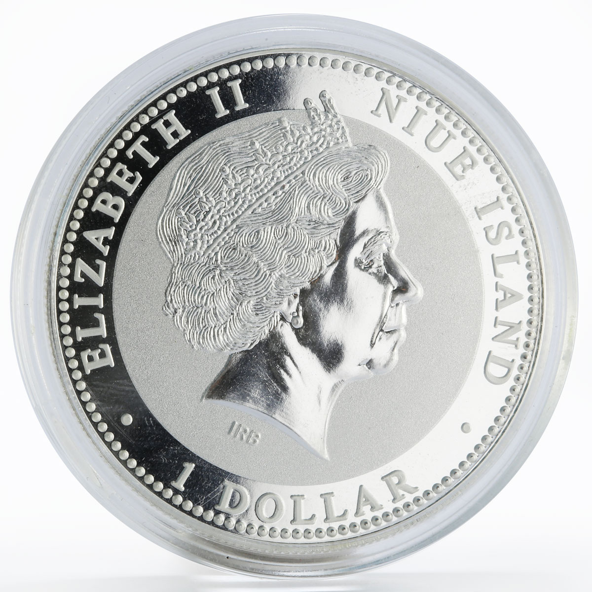 Niue 1 dollar Year of the Rat Lunar Calendar silver coin 2008