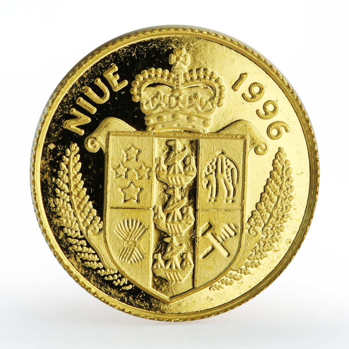 Niue 25 dollars Protect our World Tree proof gold coin 1996