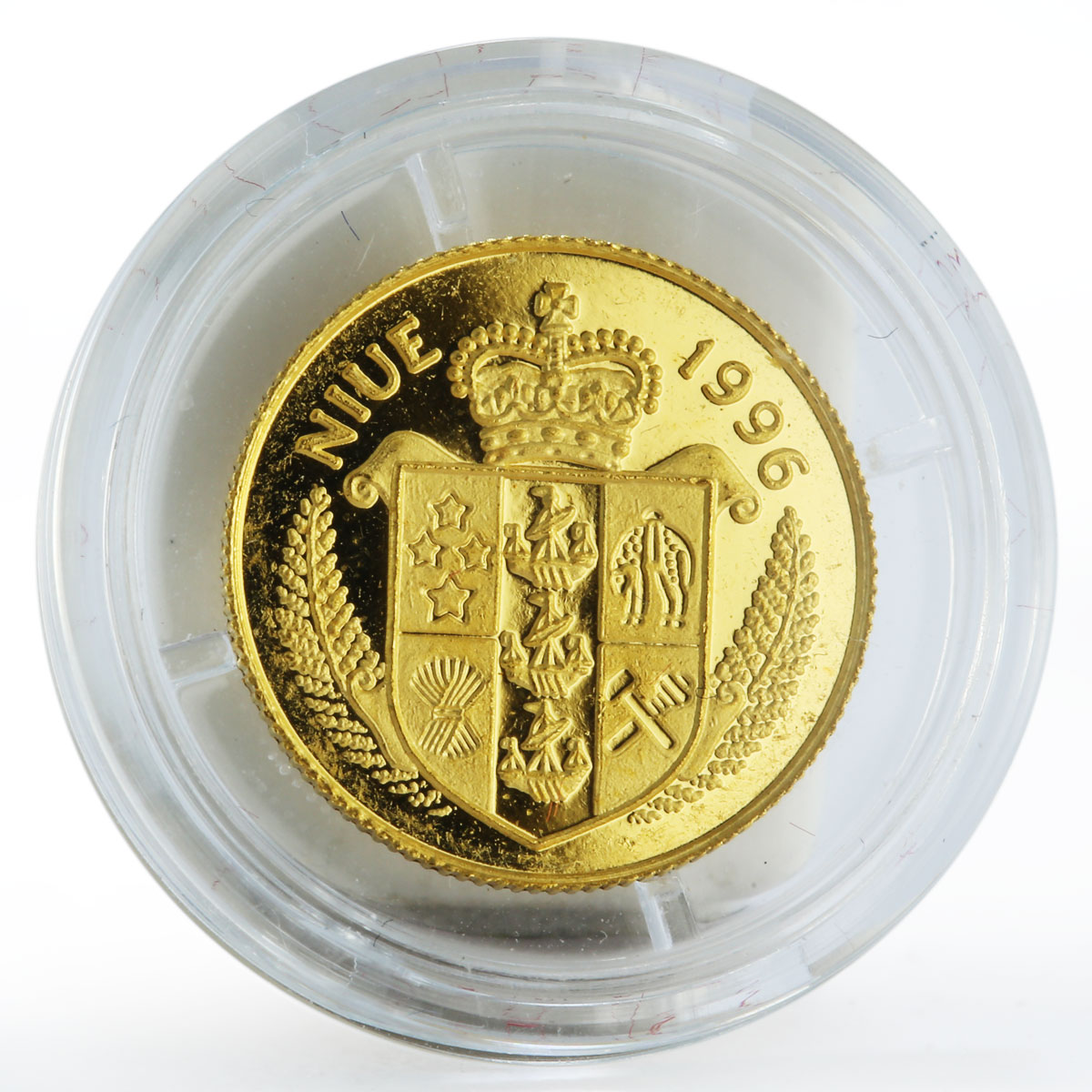 Niue 25 dollars Protect our World Tree proof gold coin 1996