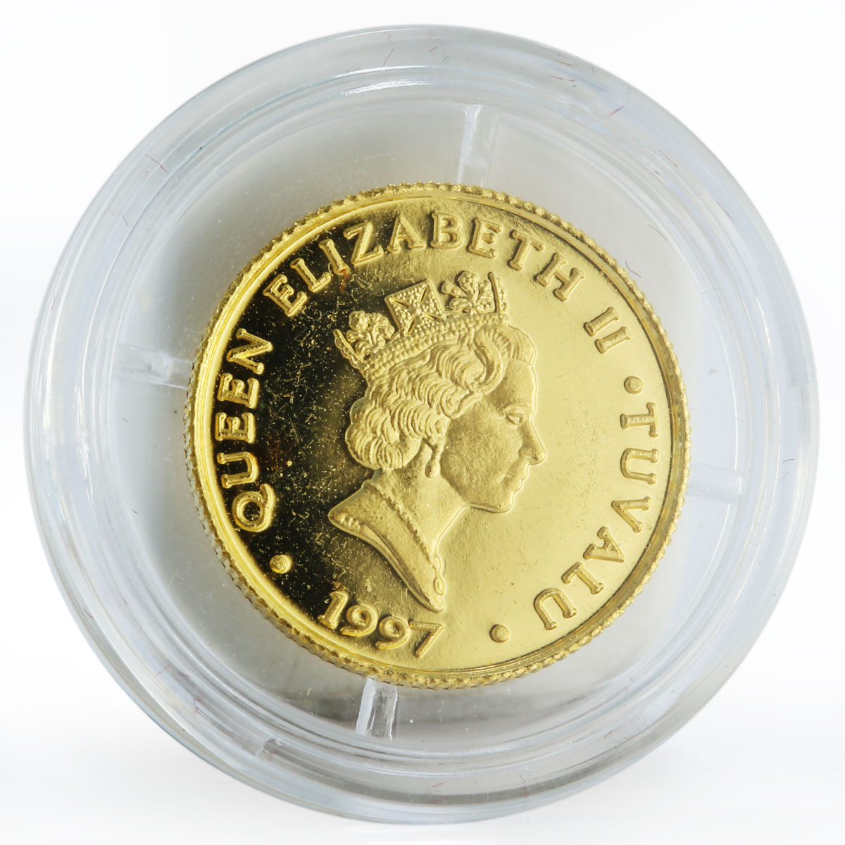 Tuvalu 20 dollars Death of Princess Diana proof gold coin 1997