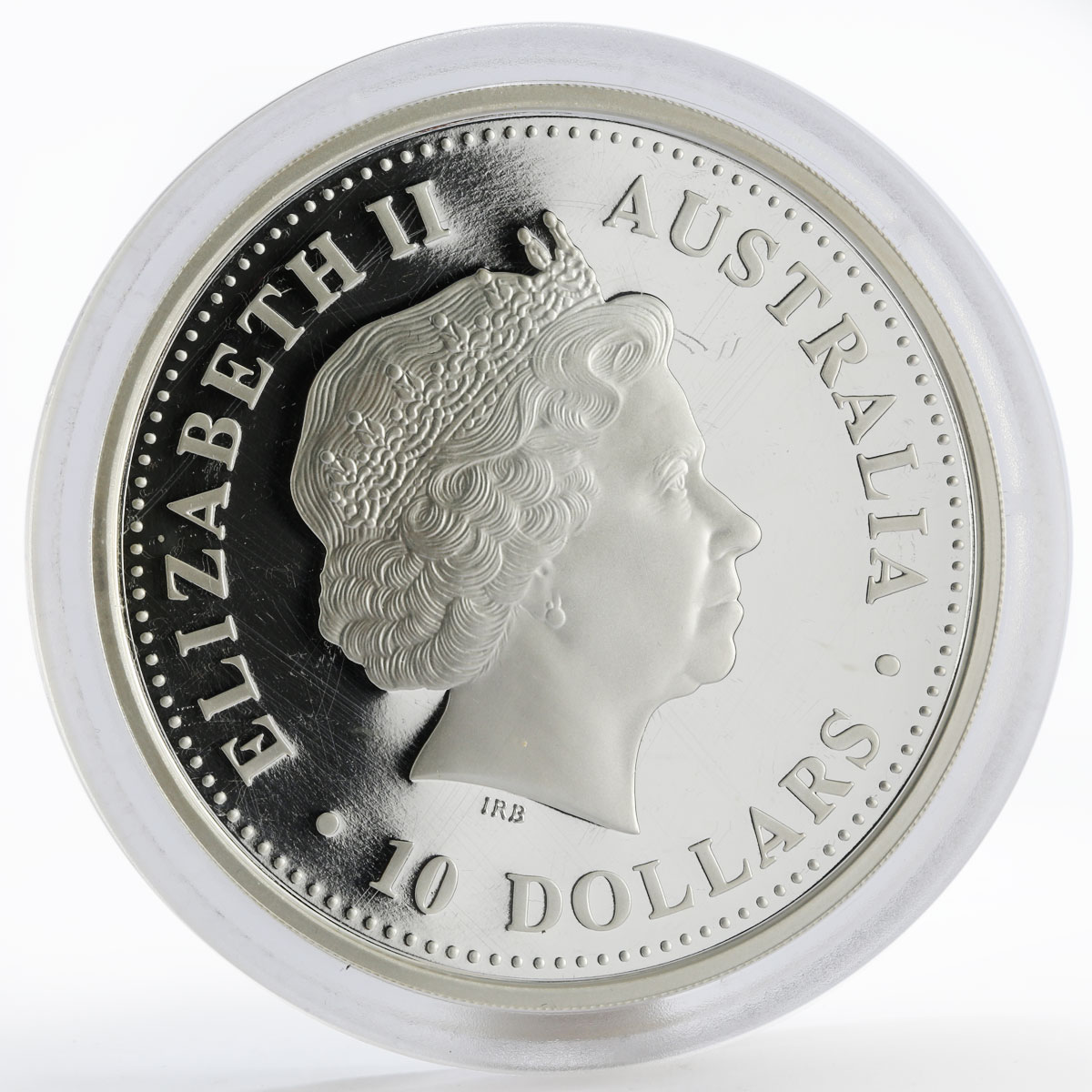 Australia 10 dollars Kookaburra Evolution of the Calendar silver proof coin 2001