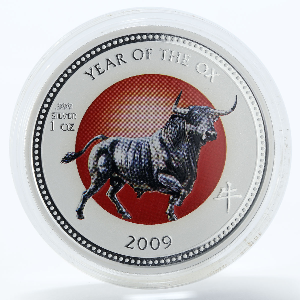 Pitcairn Island 2 dollars Year of the Ox Lunar Calendar silver proof 2009