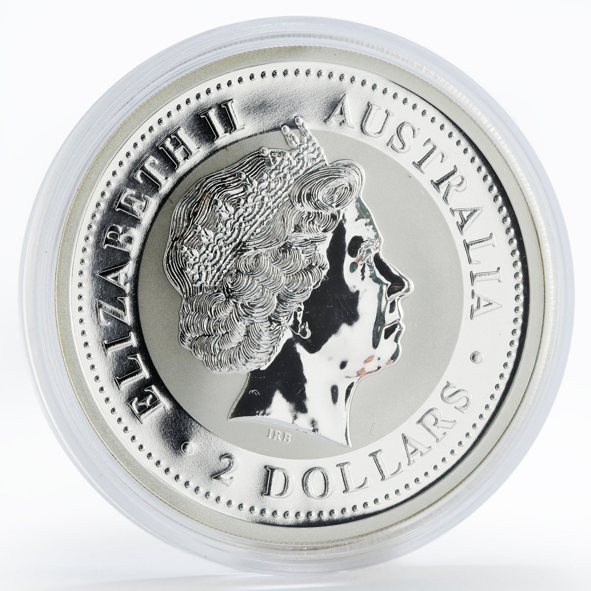 Australia 2 dollars Year of the Rooster Lunar Series I 2 oz silver coin 2005