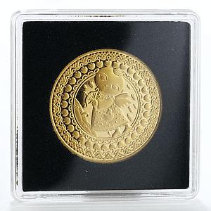 Belarus 100 rubles Zodiac Sagittarius Girl-angel with bow and arrow gold 2011