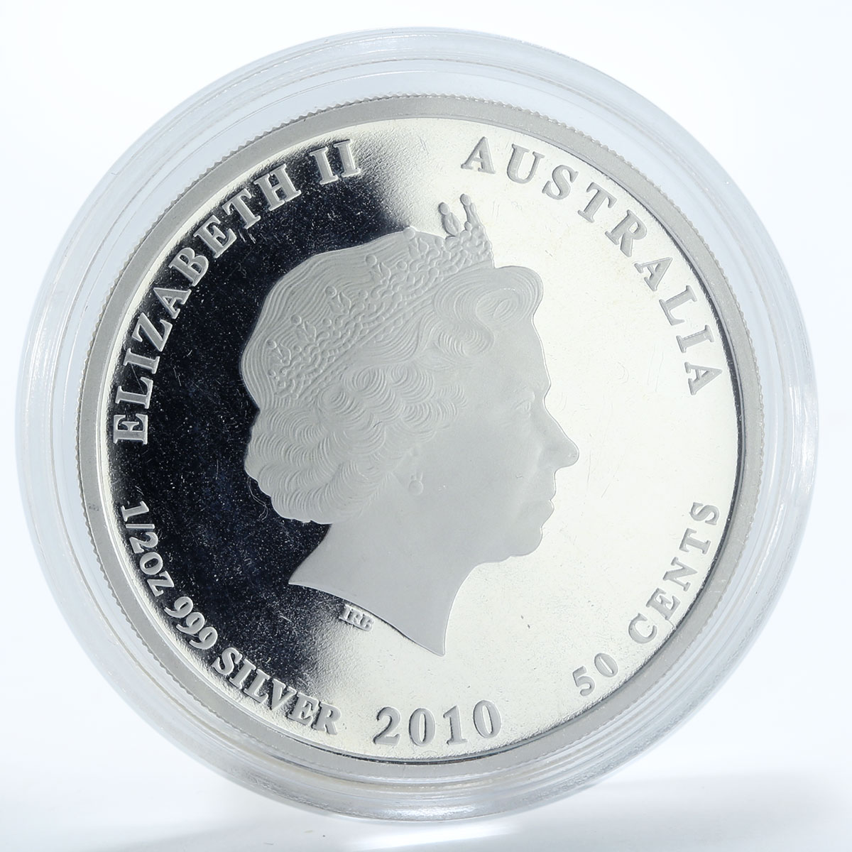 Australia 50 cents Sea Life Series - Seahorse silver coin 2010