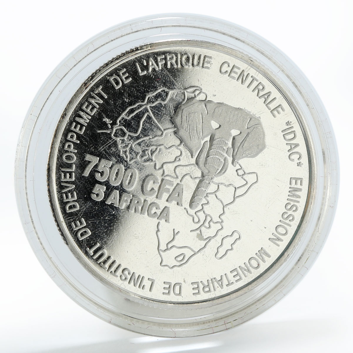 Cameroon 750 francs Wedding mintage - 25 silver coin 2006