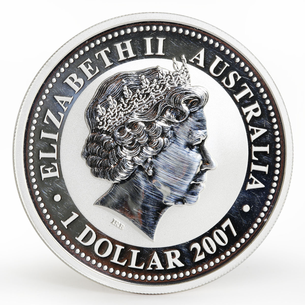 Australian 1 dollar Year of the Ox Lunar Series I 1 oz Silver Coin 2009