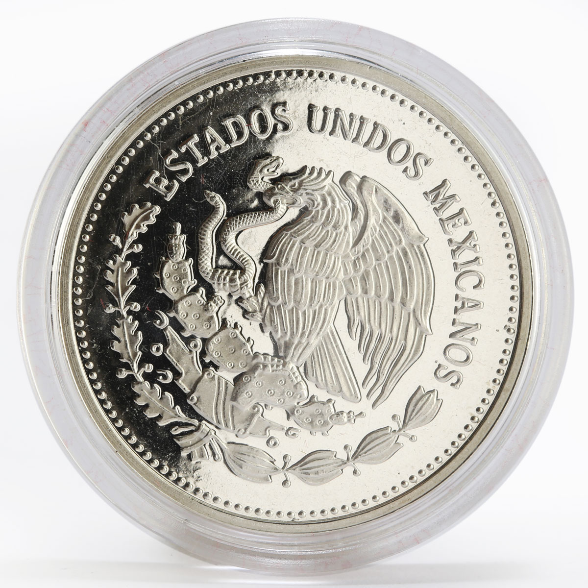 Mexico 500 pesos 75th Anniversary of 1910 Revolution proof silver coin 1985