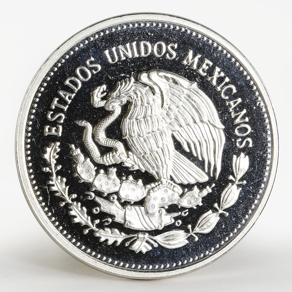 Mexico 500 pesos 75th Anniversary of 1910 Revolution proof silver coin 1985