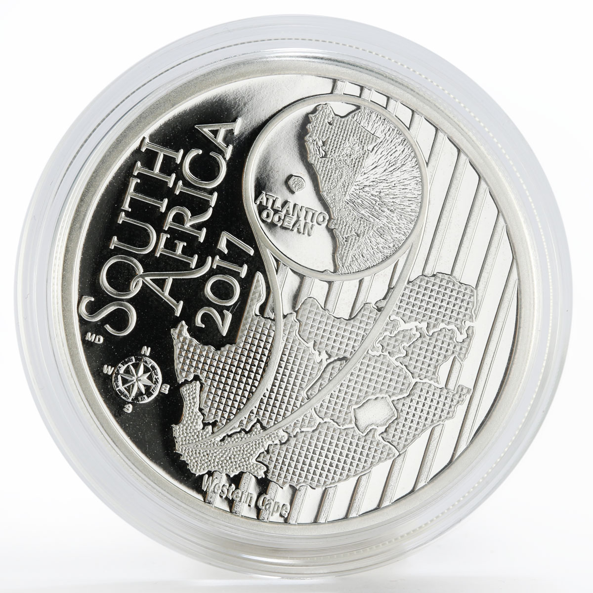 South Africa 10 rand Caspian Tern Hydroprogne Caspia silver colour coin 2017