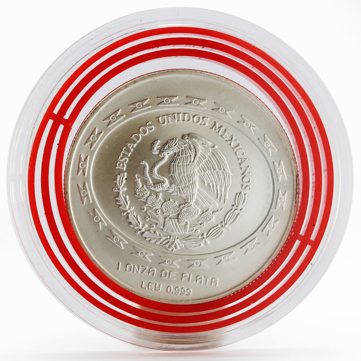 Mexico 5 pesos Teotihuacan - Jugador de Pelota silver coin 1998