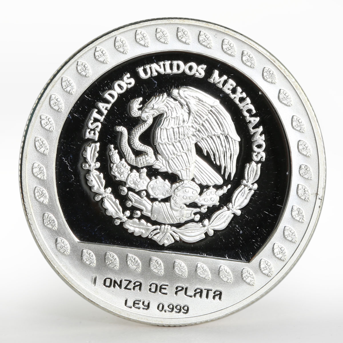 Mexico 100 pesos Guerrero Aguila proof silver coin 1992