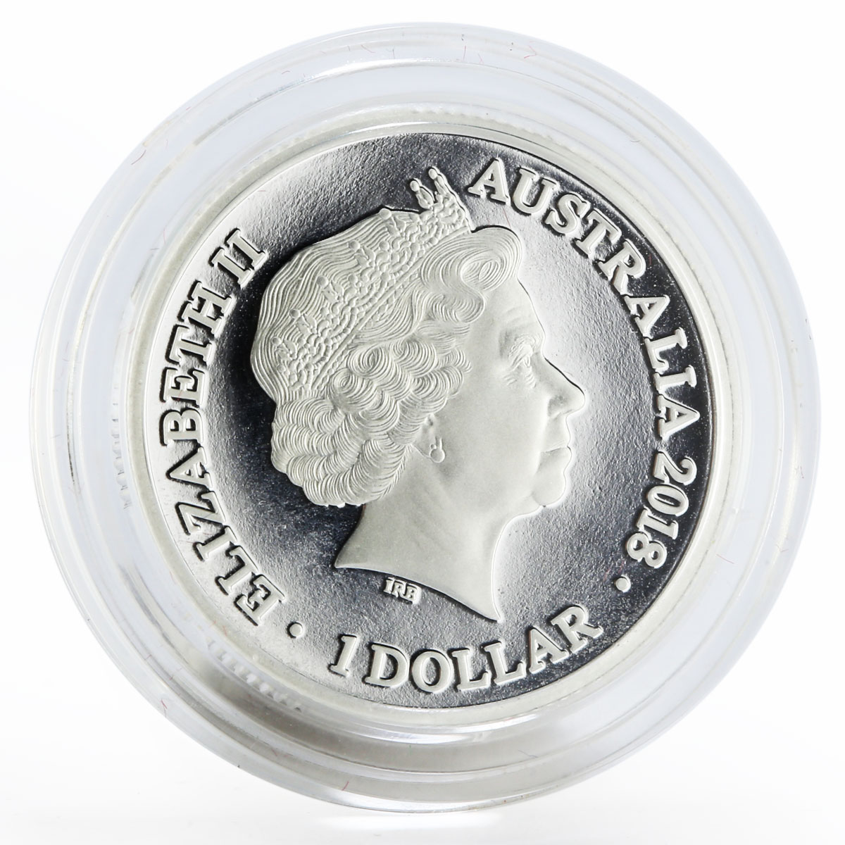 Australia 1 dollar Lunar Series Year of the Dog proof silver coin 2018