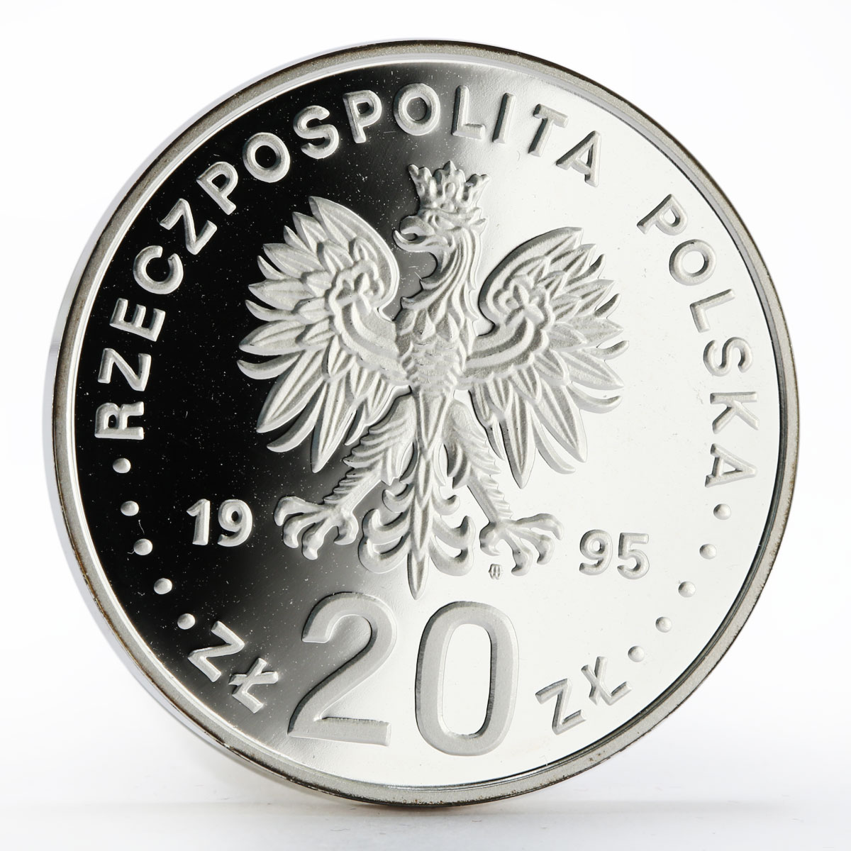 Poland 20 zlotych 500 Years of Plock Voivodeship proof silver coin 1995