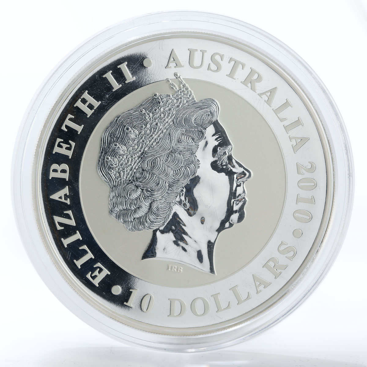 Australia 10 dollar Koala Bullion silver coin 10 oz 2010