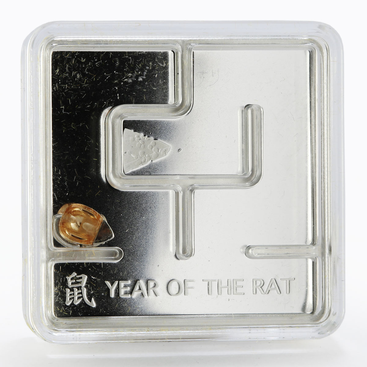 Tanzania 500 shillings Year of the Rat proof silver coin 2020