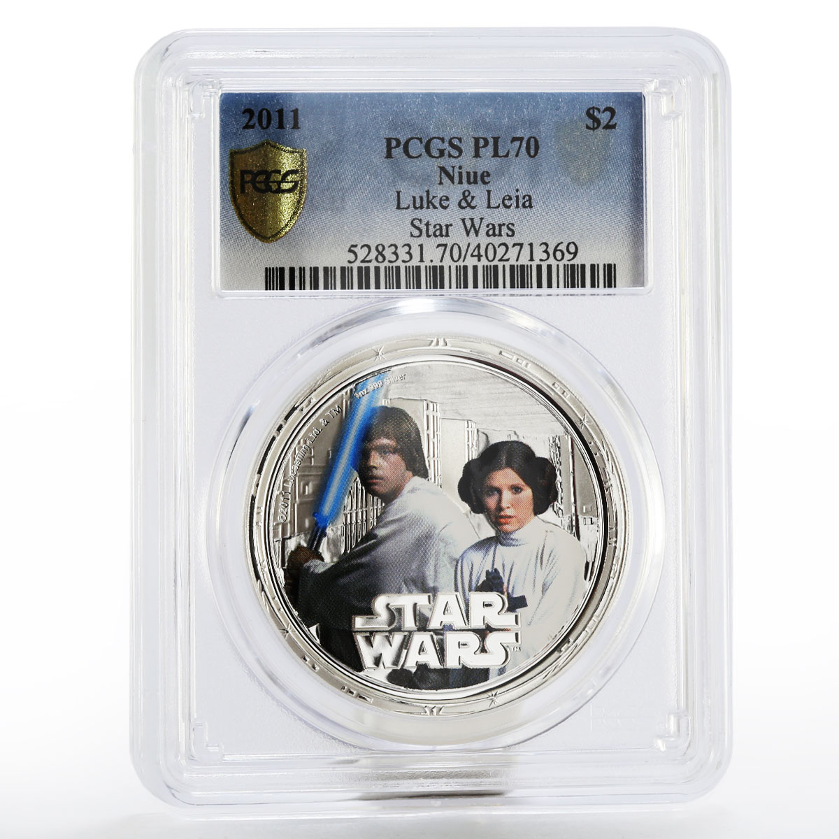 Niue set of 4 coins Star Wars Darth Vader PL-70 PCGS silver coin 2011