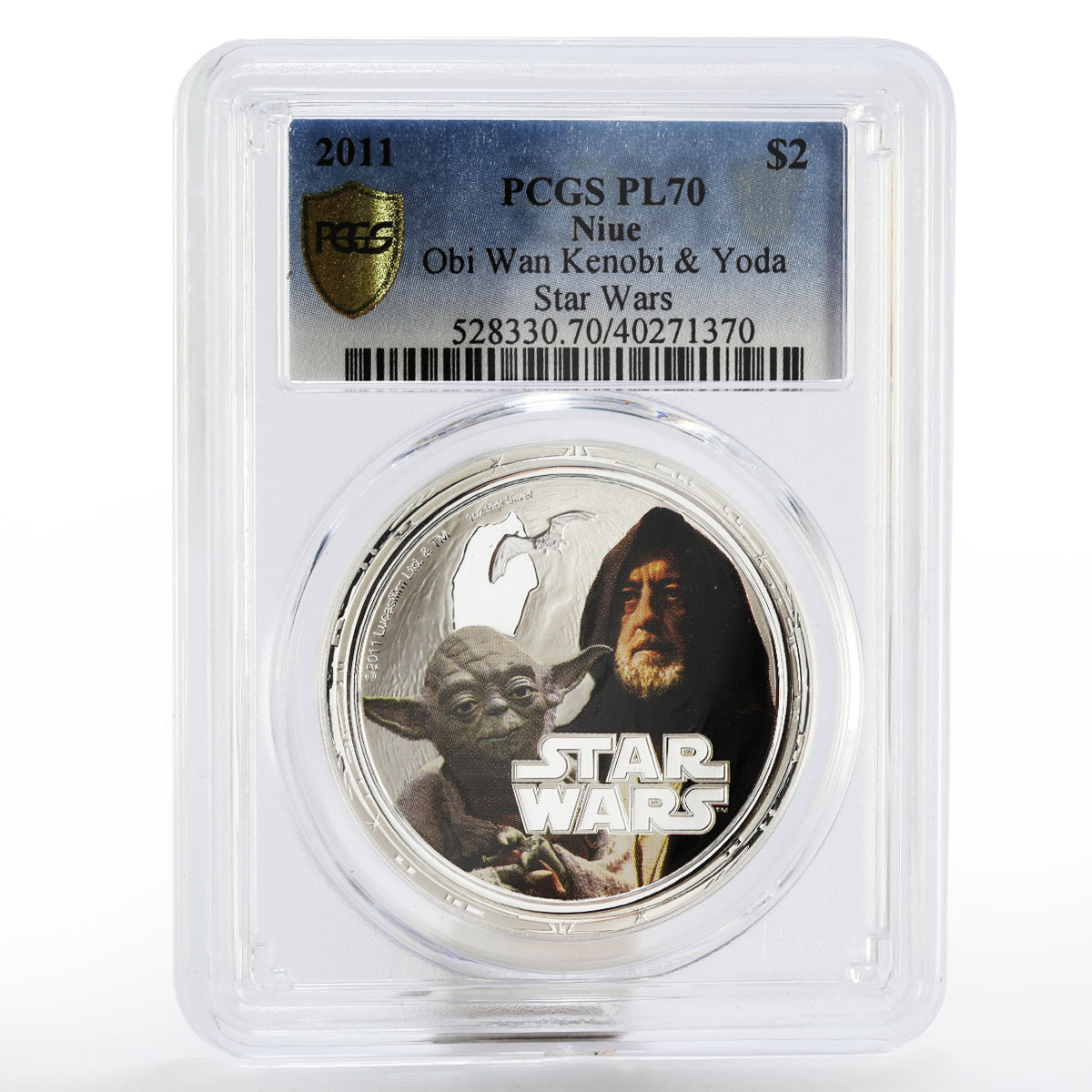 Niue set of 4 coins Star Wars Darth Vader PL-70 PCGS silver coin 2011