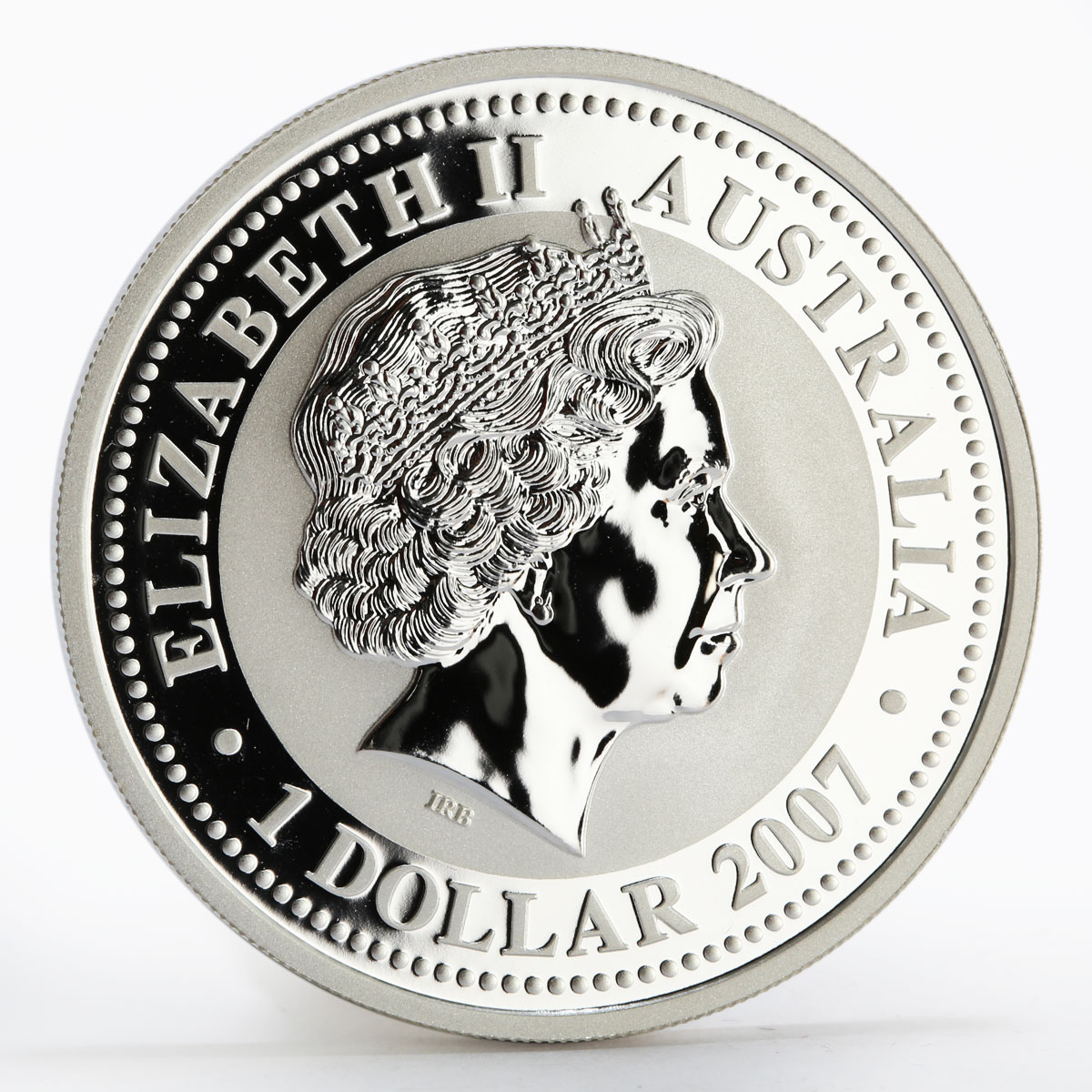 Australia 1 dollar Year of the Mouse 2008 Lunar Series I gilded