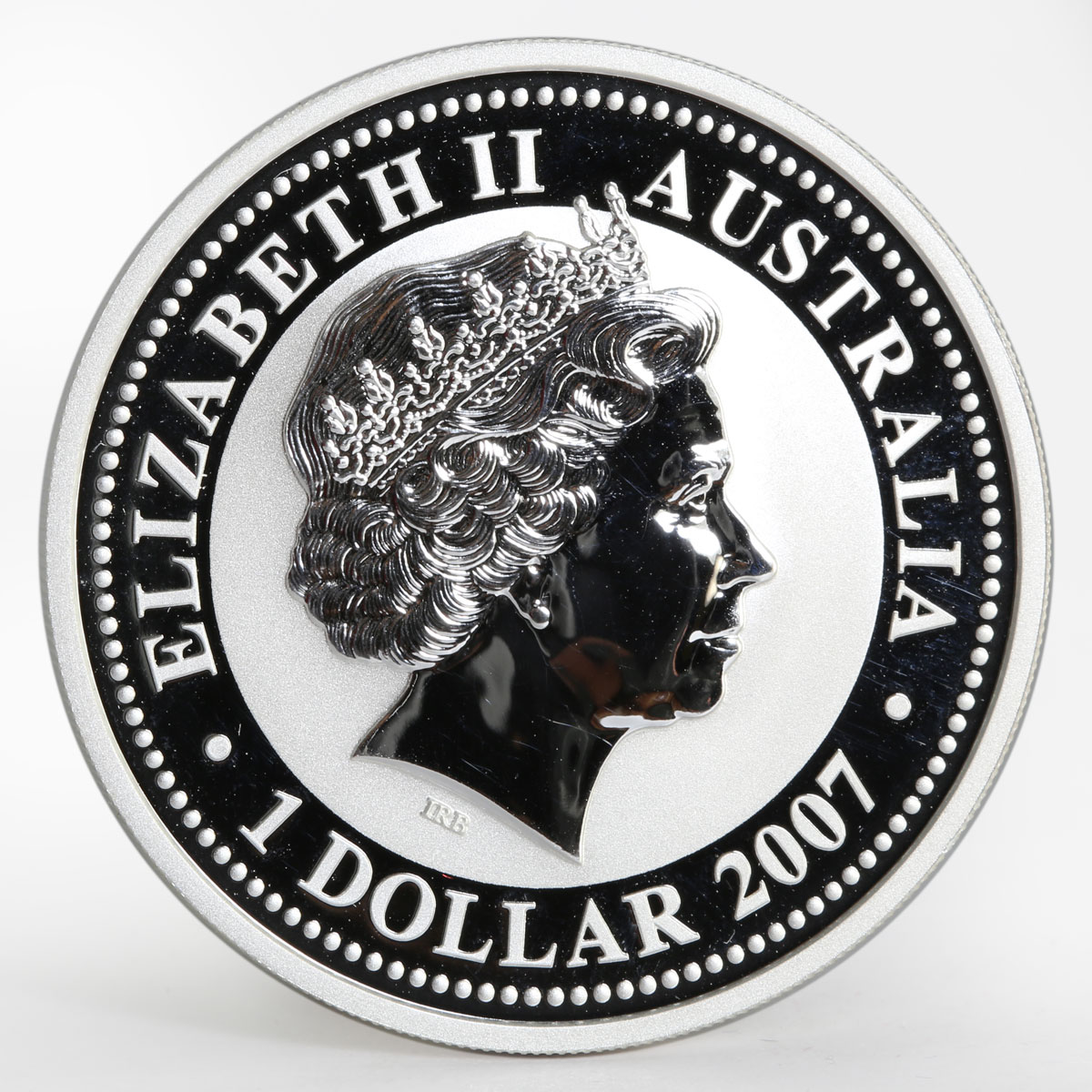 Australia 1 dollar Year of the Mouse 2008 Lunar Series I gilded
