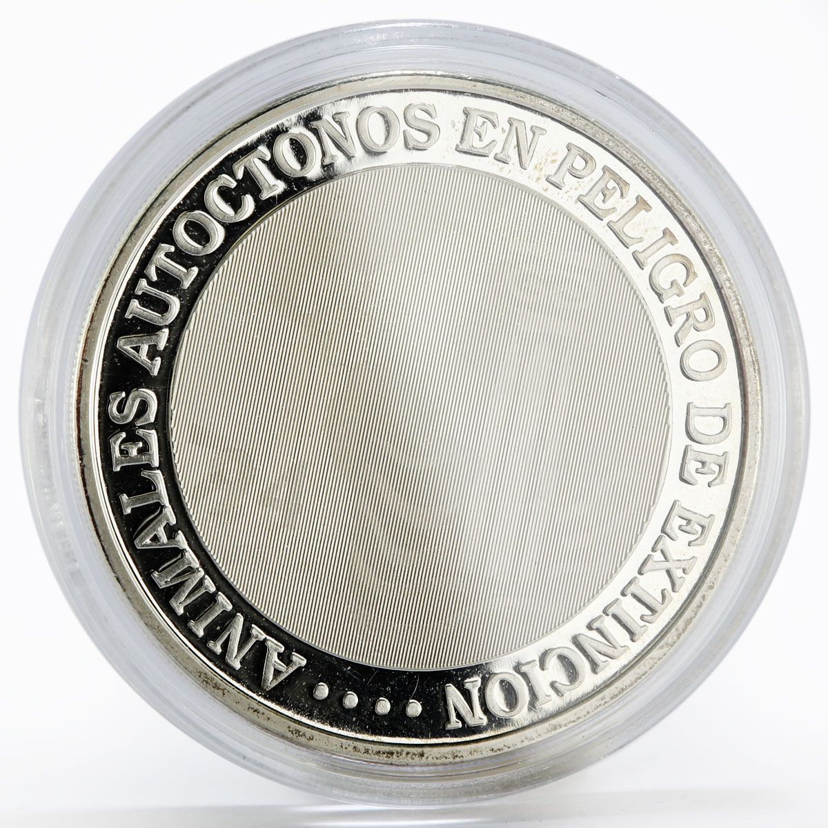 Mexico Ibero American series II Native Animals in Danger proof silver medal 1994