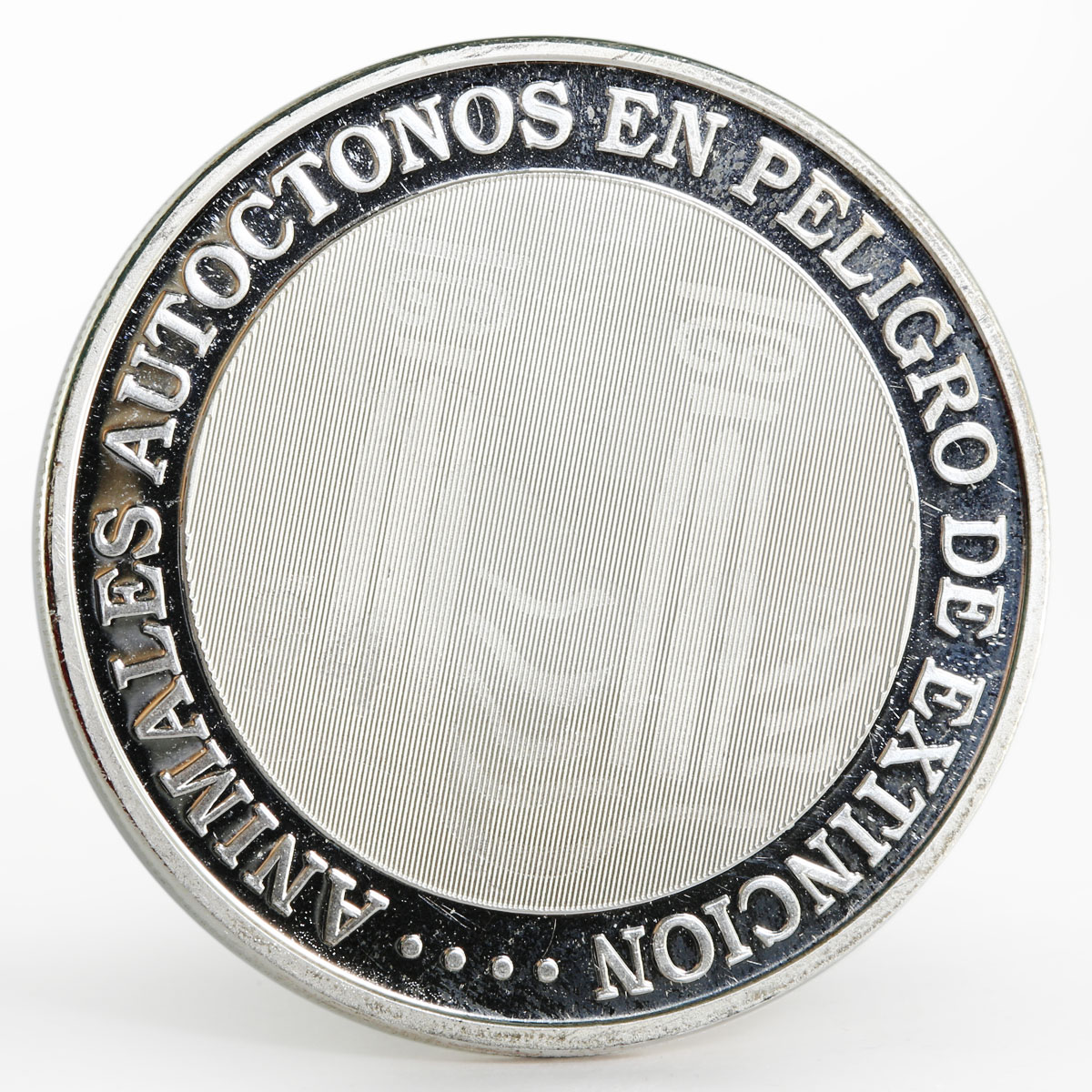 Mexico Ibero American series II Native Animals in Danger proof silver medal 1994