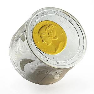 Niue 25 dollars Fortune Redux series Mercury the God proof silver coin 2014