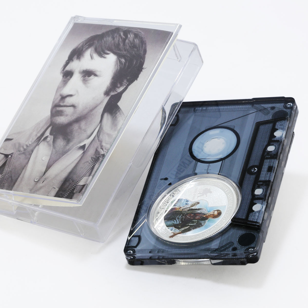 Benin 1000 francs Vladimir Vysotsky colored proof silver coin 2015