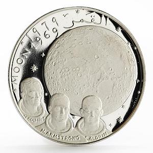 Fujairah 10 riyals Apollo XI Moon Landing Program proof silver coin 1970