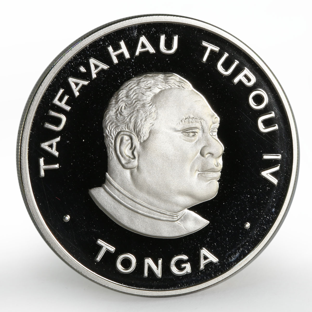 Tonga 5 paanga International Games Relay proof nickel coin 1984