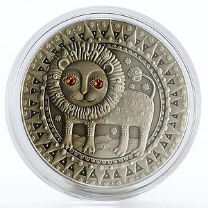 Belarus 20 rubles Zodiac Signs series Leo silver coin 2009