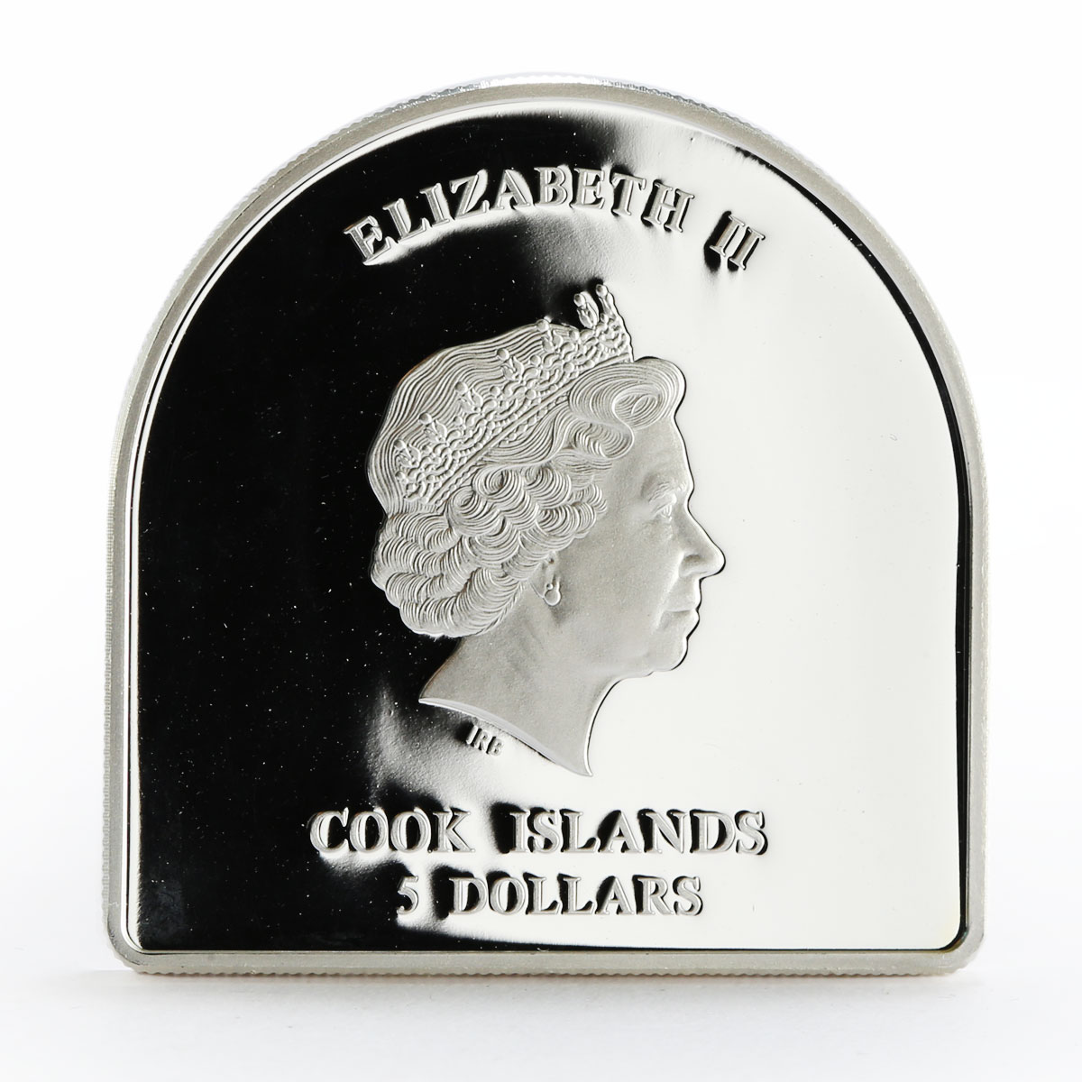 Cook Islands 5 dollars Concilium Vaticanium II gilded silver coin 2012